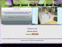 Tablet Screenshot of lorettairis.com